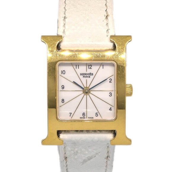 Hermes H Watch HH1.201 Quartz Epsom Watch □I White 176610 - Picture 3 of 7